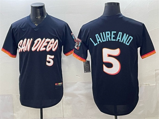 San Diego Padres #5 Ramon Laureano Obsidian MWATKINS 2026 City Connect Stadium Stitched Jersey