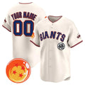 Custom San Francisco Giants x Dragon Ball Cream MWATKINS Vapor Premier Limited Jersey - All Stitched
