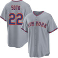 New York Mets #22 Juan Soto Gray MWATKINS 2025 Limited Stitched Jersey
