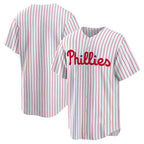 Philadelphia Phillies White MWATKINS Home Replica Team Jersey