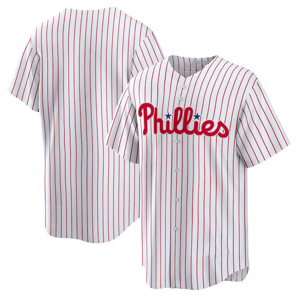 Philadelphia Phillies White MWATKINS Home Replica Team Jersey