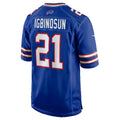 B.Bills #21 Davison Igbinosun Royal MWATKINS Team Game Jersey