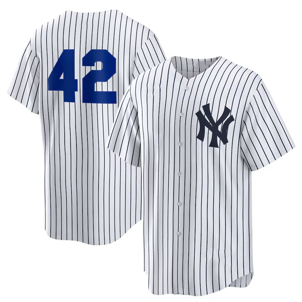 New York Yankees #42 Jackie Robinson White MWATKINS Home 2025 Day Replica Jersey