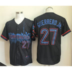 Toronto Blue Jays #27 Vladimir Guerrero Jr. Navy MWATKINS 2024 City Connect Limited Stitched Jersey