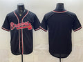 Atlanta Braves Blank 2026 Fashion Replica Black MWATKINS Out Stitched Jersey