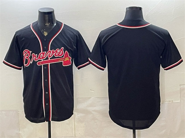 Atlanta Braves Blank 2026 Fashion Replica Black MWATKINS Out Stitched Jersey