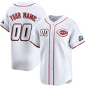 Custom Cincinnati Reds Active Player White MWATKINS 2025 Speedway Classic Home Limited Stitched Jersey