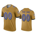 Custom B.Ravens Gold MWATKINS Inverted Legend Jersey