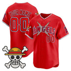 Custom Los Angeles Angels x One Piece Red MWATKINS Vapor Premier Limited Jersey - Stitched