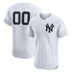 Custom New York Yankees White MWATKINS Home Elite Jersey