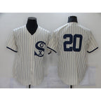 Chicago White Sox #20 Danny Mendick 2021 Cream MWATKINS Field of Dreams Cool Base Stitched Jersey