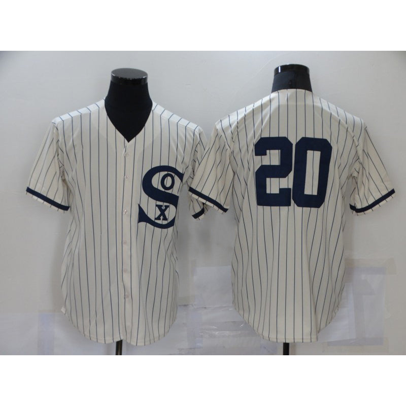 Chicago White Sox #20 Danny Mendick 2021 Cream MWATKINS Field of Dreams Cool Base Stitched Jersey