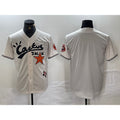 Houston Astros Blank Cream MWATKINS Cactus Jack Cool Base Jersey
