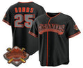 San Francisco Giants #25 Barry Bonds Black MWATKINS 2026 Alternate Stadium Stitched Jersey