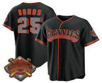San Francisco Giants #25 Barry Bonds Black MWATKINS 2026 Alternate Stadium Stitched Jersey