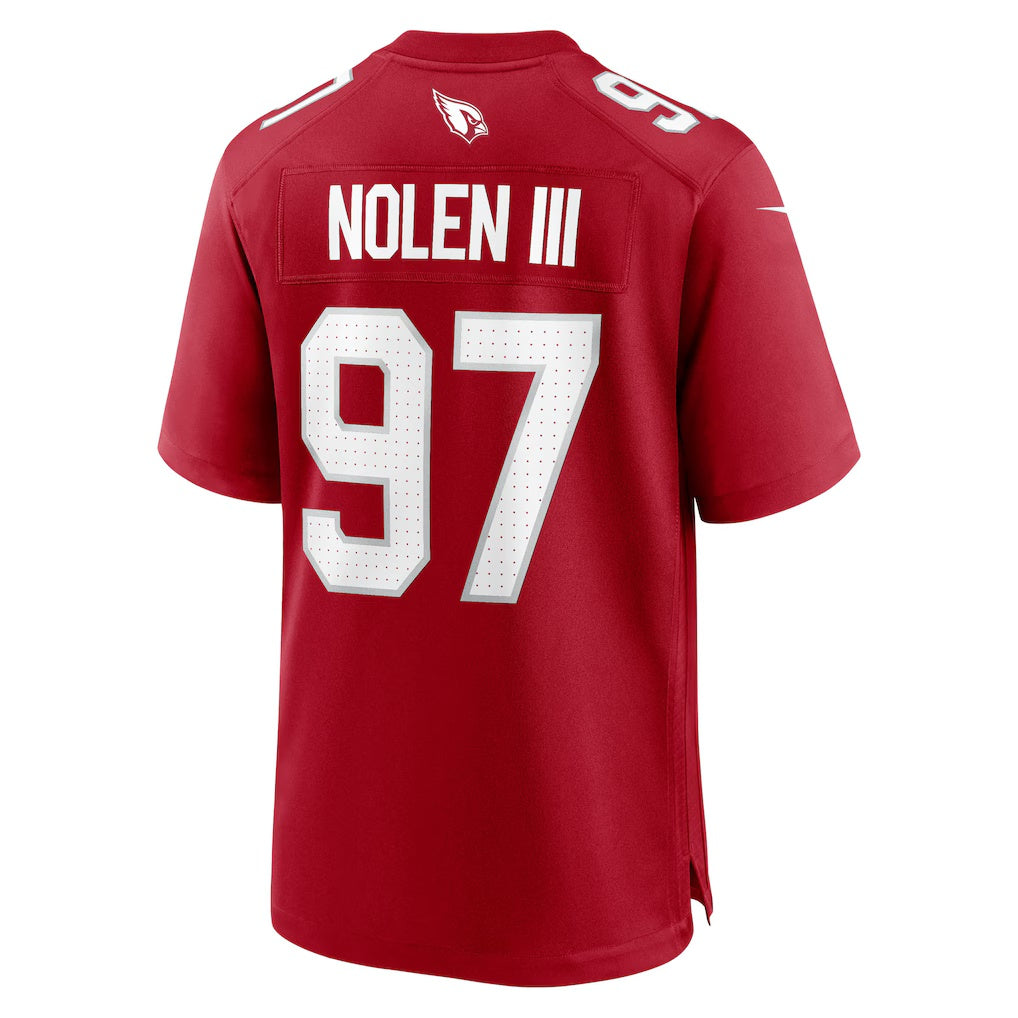 A.Cardinals #97 Walter Nolen Cardinal MWATKINS 2025 active First Round Pick Game Jersey