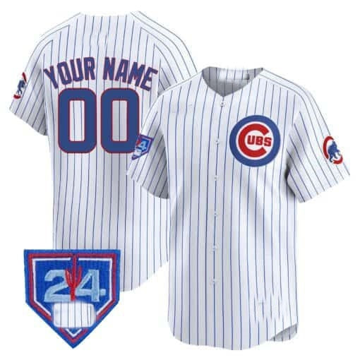 Custom Chicago Cubs 2024 Spring Training Patch Vapor Premier Limited Jersey V2 ¨C White Alternate MWATKINS