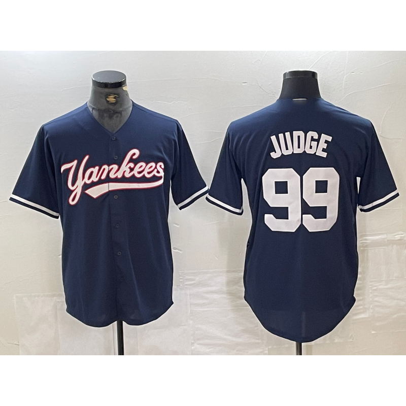 New York Yankees #99 Aaron Judge Navy MWATKINS Cool Base Stitched Jersey
