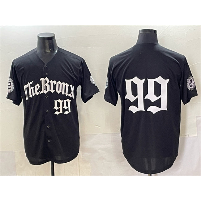 New York Yankees #99 Aaron Judge Black MWATKINS 'Gothic Legacy Edition' Vapor Premier Limited Stitched Jersey