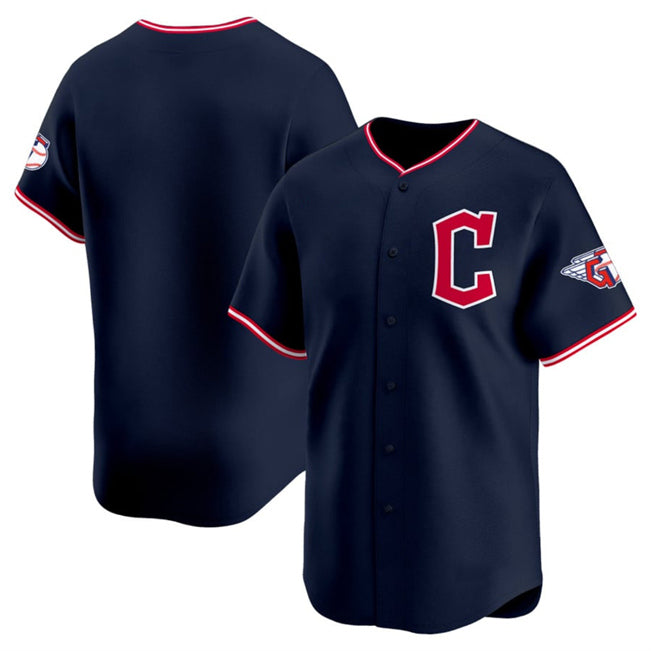 Cleveland Guardians Blank Navy MWATKINS 2025 Alternate Limited Stitched Jersey
