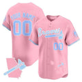 Custom Atlanta Braves Bubblegum Pink Vapor Premier Limited Jersey ¨C All Stitched-Pink MWATKINS
