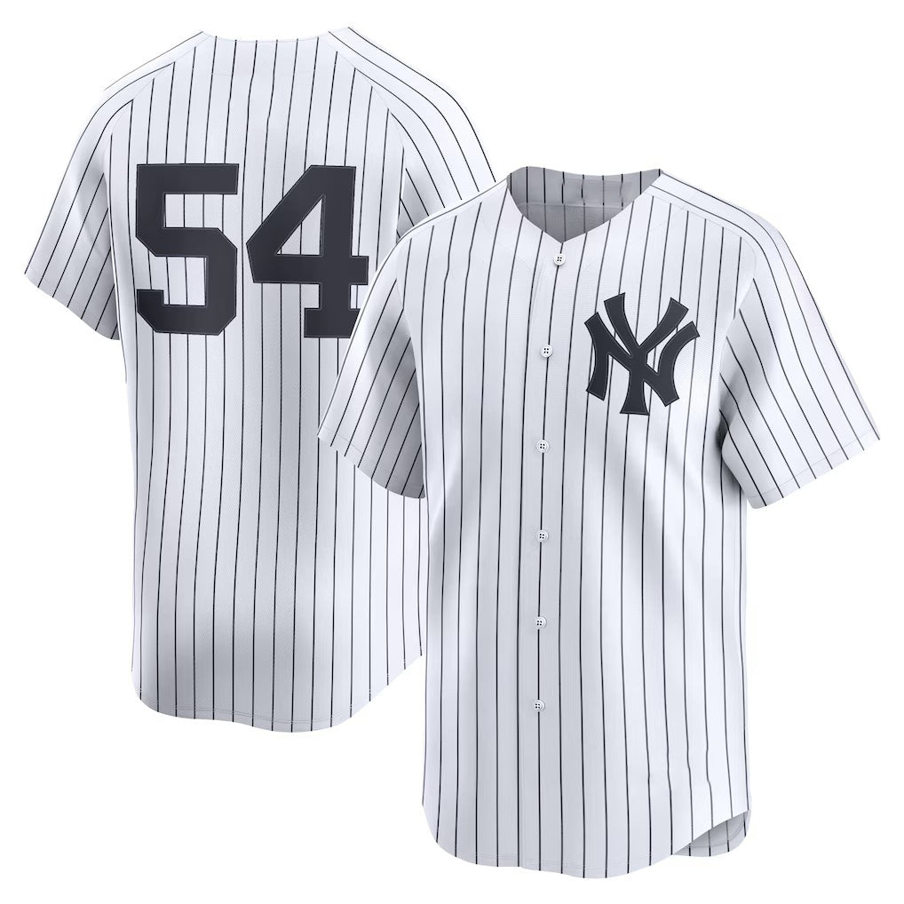 New York Yankees #54 Max Fried White MWATKINS Home Limited Player Jersey