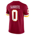 W.Commanders #0 Mike Sainristil Burgundy MWATKINS Team Vapor F.U.S.E. Stitched Limited Jersey