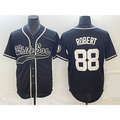 Chicago White Sox #88 Luis Robert Black MWATKINS Cool Base Stitched Jersey 2