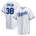 Kansas City Royals #38 Josh Taylor White MWATKINS Home Replica Player Jersey