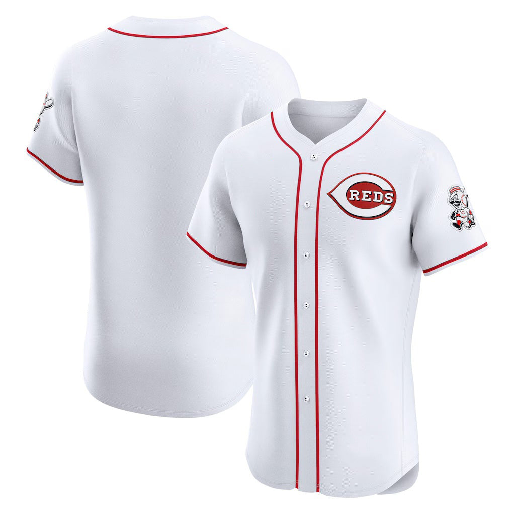 Cincinnati Reds White MWATKINS Home Elite Jersey