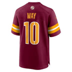 W.Commanders #10 Tress Way Burgundy MWATKINS Game Jersey