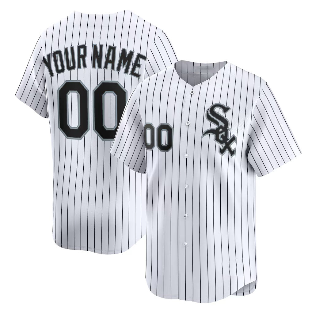 Custom Chicago White Sox White MWATKINS Home Limited Jersey