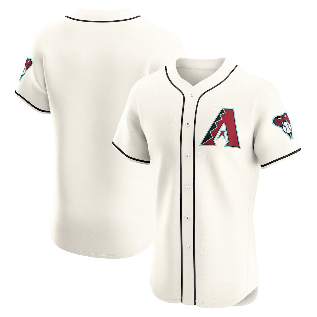 Arizona Diamondbacks Cream MWATKINS Elite Jersey