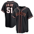 San Francisco Giants #51 Jung Hoo Lee Black MWATKINS Out Stitched Jersey