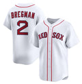 Boston Red Sox #2 Alex Bregman White MWATKINS 2024 Home Limited Stitched Jersey