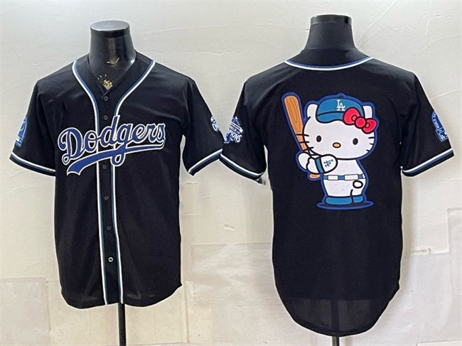 Los Angeles Dodgers Team Big Logo B2B Champs 2026 Black MWATKINS Out Style Vapor Limited Stitched Jersey