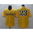 Boston Red Sox #23 No name Yellow MWATKINS Game 2021 Jerseys