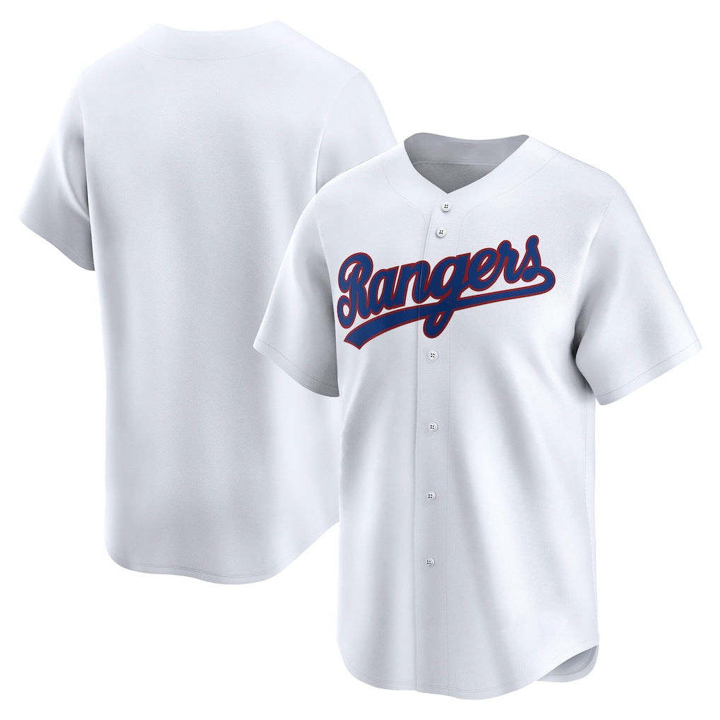 Texas Rangers White MWATKINS Throwback Cooperstown Collection Limited Jersey