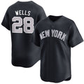 New York Yankees #28 Austin Wells Navy MWATKINS 2025 Alternate Limited Stitched Jersey