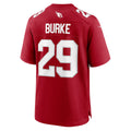 A.Cardinals #29 Denzel Burke Cardinal MWATKINS Team Game Jersey
