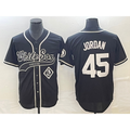 Chicago White Sox #45 Michael Jordan Black MWATKINS Cool Base Stitched Jersey