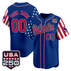 Custom Baltimore Orioles America 250 Edition Vapor Premier Limited Royal MWATKINS Stitched Jerseys