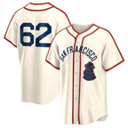 San Francisco Giants #62 Logan Webb Cream MWATKINS 2024 Rickwood Classic Stitched Jersey
