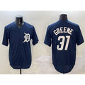 Detroit Tigers #31 Riley Greene Navy MWATKINS Cool Base Stitched Jersey