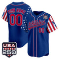 Custom Oakland Athletics America 250 Edition Vapor Premier Limited Royal MWATKINS Stitched Jerseys