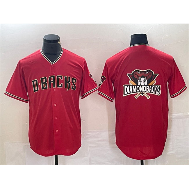Arizona Diamondbacks Red MWATKINS Team Big Logo Cool Base Stitched Jersey 2