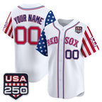Custom Boston Red Sox America 250 Edition Vapor Premier Limited White MWATKINS Stitched Jerseys