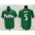 Philadelphia Phillies #5 Bryson Stott Green MWATKINS 2024 City Connect Stitched Jersey