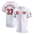 Cincinnati Reds #33 Christian Encarnacion-Strand White MWATKINS Home Elite Jersey