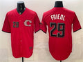 Cincinnati Reds #29 TJ Friedl Red MWATKINS 2026 City Connect Stadium Stitched Jersey